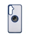 Kup Bizon Case Hybrid Ring Samsung Galaxy S24 FE fumuriu cu un cadru albastru închis - BIZ6553 - {ean13} - Sklep Home Screen