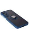 Kup Etui s úchopem na prst Bizon Case Hybrid Ring pro Samsung Galaxy S24 FE kouřové s modrým rámečkem - BIZ6553 - {ean13} - Sklep Home Screen