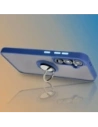 Kup Etui s úchopem na prst Bizon Case Hybrid Ring pro Samsung Galaxy S24 FE kouřové s modrým rámečkem - BIZ6553 - {ean13} - Sklep Home Screen