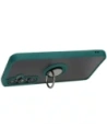 Kup Etui s úchytem na palec Bizon Case Hybrid Ring do Samsung Galaxy S24 FE kouřové s tmavě zeleným rámečkem - BIZ6554 - {ean13} - Sklep Home Screen