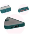 Kup Etui s úchytem na palec Bizon Case Hybrid Ring do Samsung Galaxy S24 FE kouřové s tmavě zeleným rámečkem - BIZ6554 - {ean13} - Sklep Home Screen