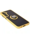 Kup Bizon Case Hybrid Ring Samsung Galaxy S24 FE fumuriu cu un cadru galben - BIZ6557 - {ean13} - Sklep Home Screen