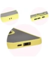 Kup Bizon Case Hybrid Ring Samsung Galaxy S24 FE fumuriu cu un cadru galben - BIZ6557 - {ean13} - Sklep Home Screen