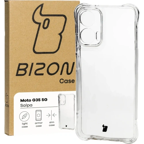Kup Elastické pouzdro Bizon Case Salpa pro Motorola Moto G35 5G průhledné - BIZ6559 - {ean13} - Sklep Home Screen