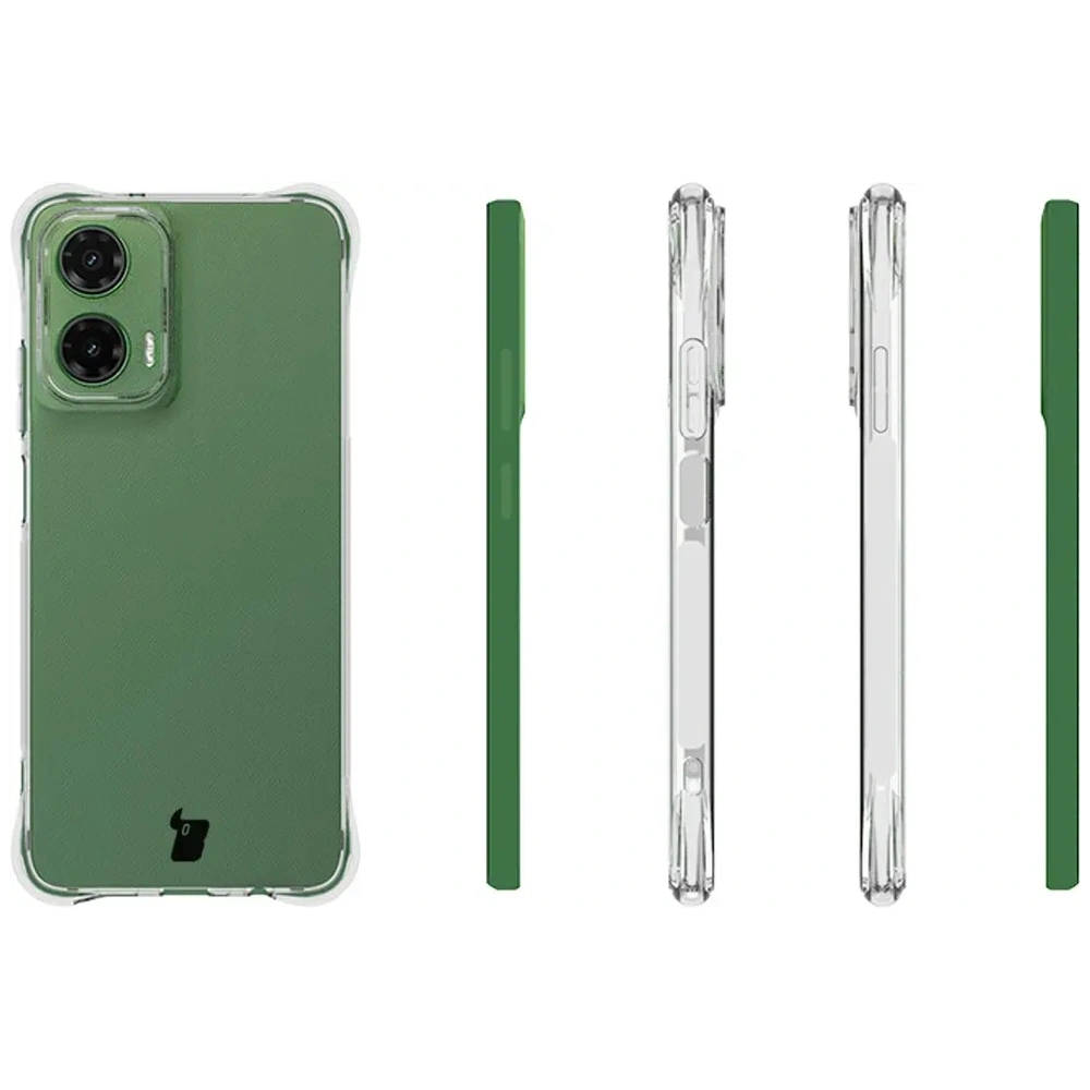 Elastyczne etui Bizon Case Salpa do Motorola Moto G35 5G przezroczyste