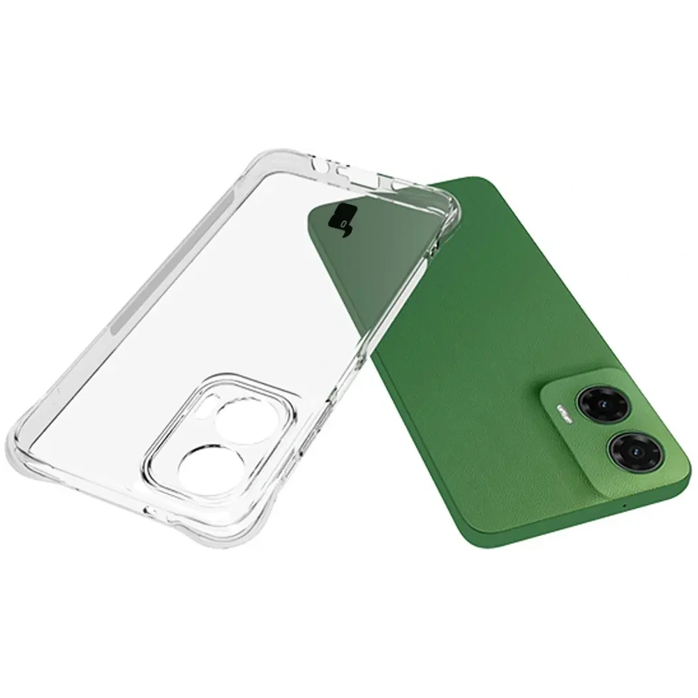 Elastyczne etui Bizon Case Salpa do Motorola Moto G35 5G przezroczyste