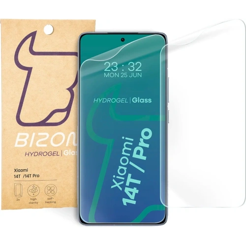 Kup Folie hydrogelová na displej Bizon Glass Hydrogel Front do Xiaomi 14T/14T Pro [2 PACK] - BIZ6563 - {ean13} - Sklep Home Screen