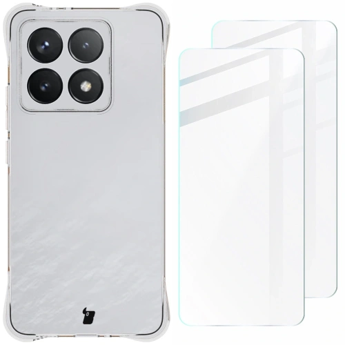 Kup Etui + 2x szkło na ekran Bizon Case Clear Pack do Xiaomi 14T przezroczyste - BIZ6564 - {ean13} - Sklep Home Screen