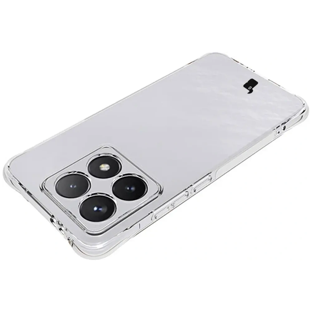 Etui + 2x szkło na ekran Bizon Case Clear Pack do Xiaomi 14T przezroczyste