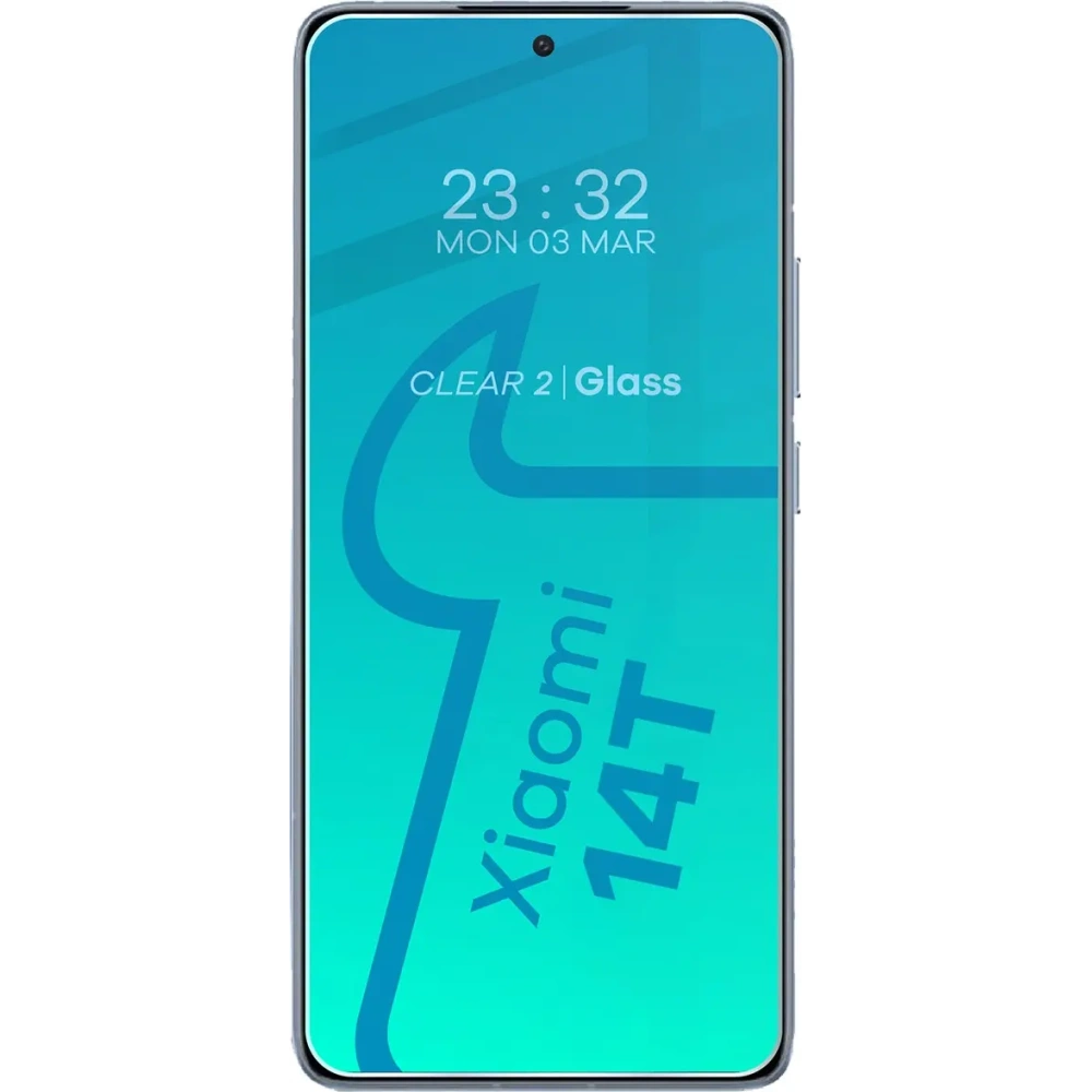 Etui + 2x szkło na ekran Bizon Case Clear Pack do Xiaomi 14T przezroczyste