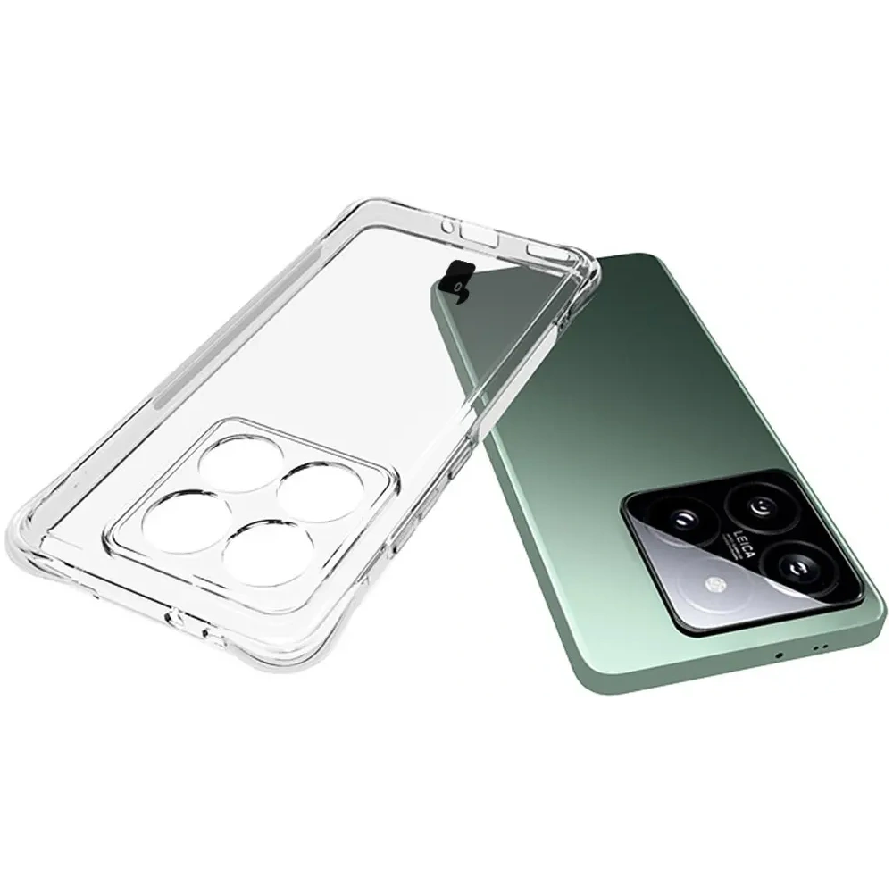 Etui + 2x szkło na ekran Bizon Case Clear Pack do Xiaomi 14T Pro przezroczyste
