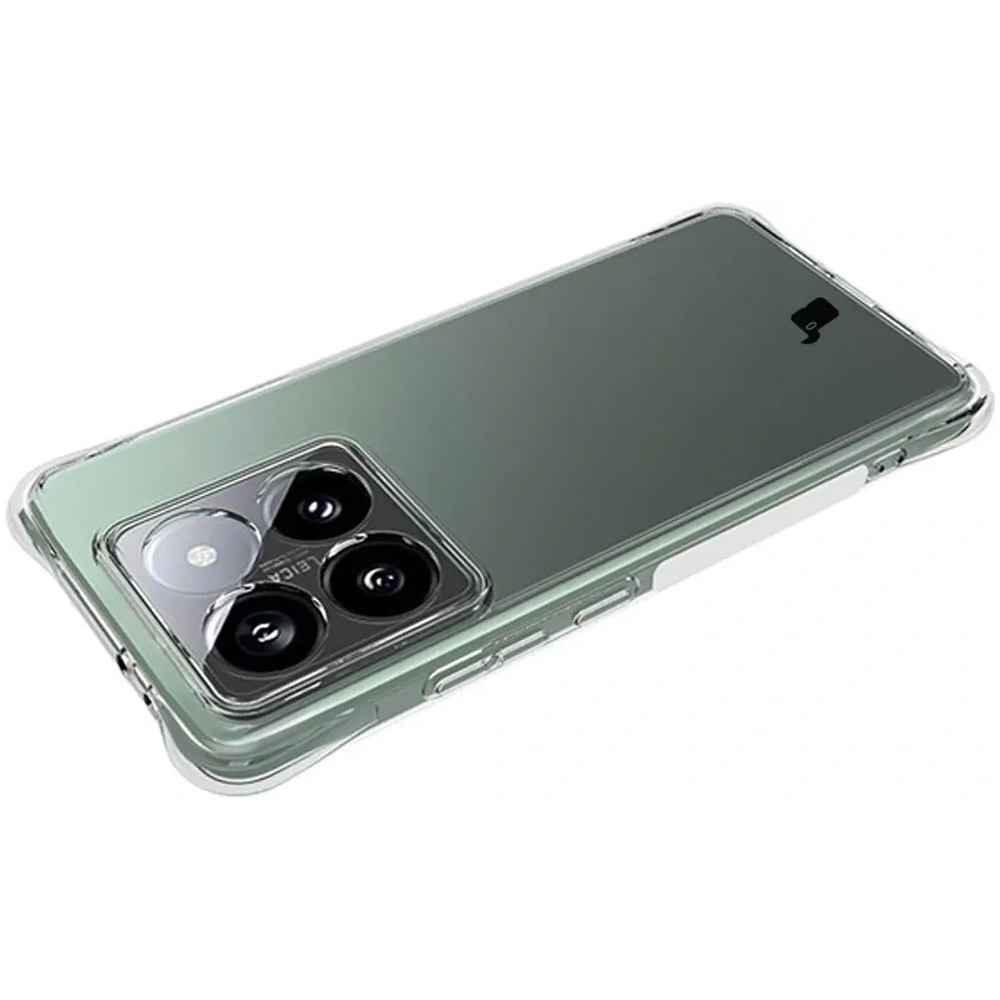 Etui + 2x szkło na ekran Bizon Case Clear Pack do Xiaomi 14T Pro przezroczyste