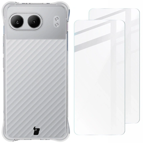 Kup Etui + 2x szkło na ekran Bizon Case Clear Pack do OnePlus Nord 4 przezroczyste - BIZ6566 - {ean13} - Sklep Home Screen