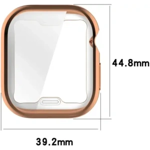 Kup Etui z osłoną ekranu Bizon Case Watch Felipe do Apple Watch 10 (42mm) różowozłote - BIZ6568 - {ean13} - Sklep Home Screen