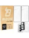 Buy Bizon Edge 3D Pack 2x tempered screen glass with frame + camera glass Oppo Reno 12 - BIZ6571 - {ean13} - Home Screen Store Europe