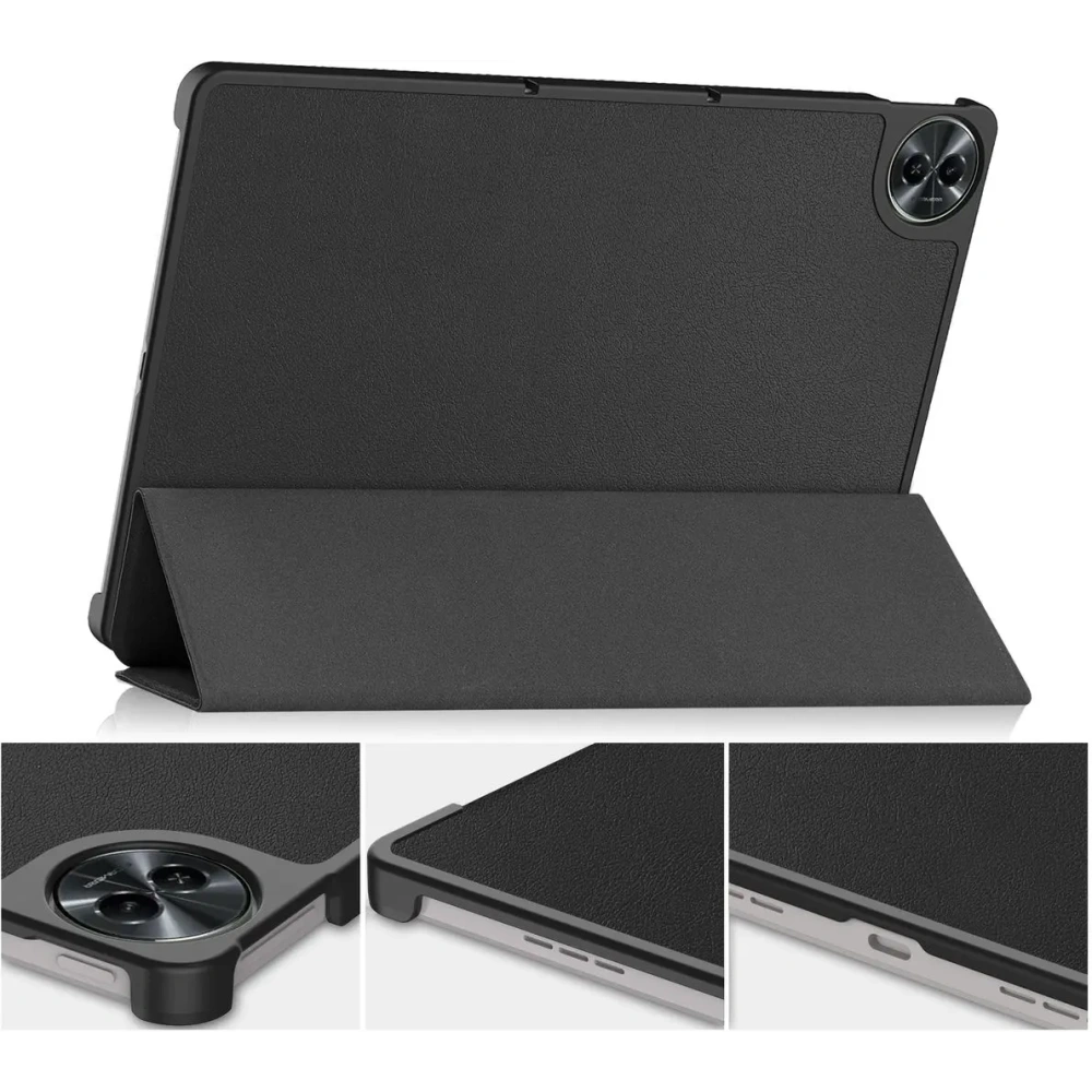 Etui z klapką Bizon Case Tab Croc do Realme Pad 2 11.5 czarne