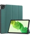 Pouzdro s klopou Bizon Case Tab Croc pro Realme Pad 2 11.5 tmavě zelené