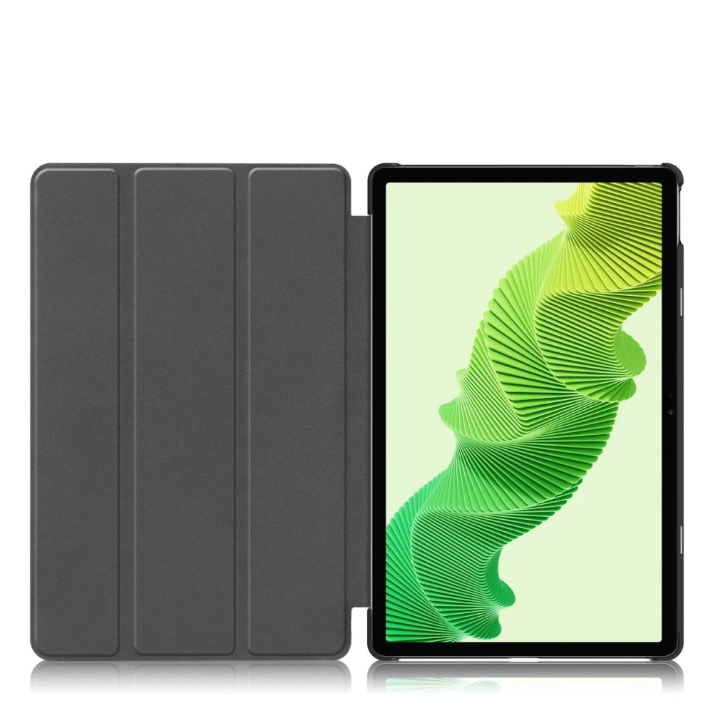 Etui z klapką Bizon Case Tab Croc do Realme Pad 2 11.5 ciemnozielone