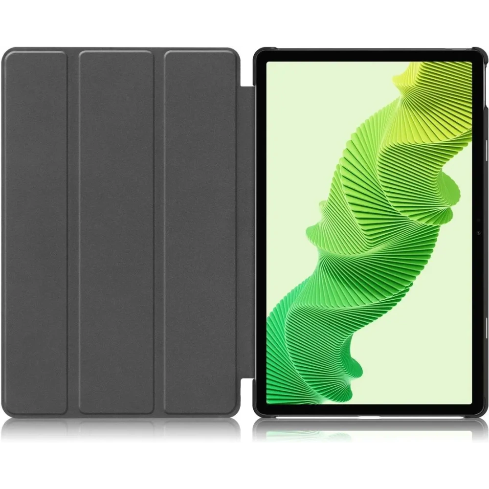 Etui z klapką Bizon Case Tab Croc do Realme Pad 2 11.5 czerwony