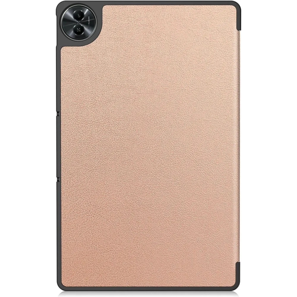 Etui z klapką Bizon Case Tab Croc do Realme Pad 2 11.5 różowozłoty