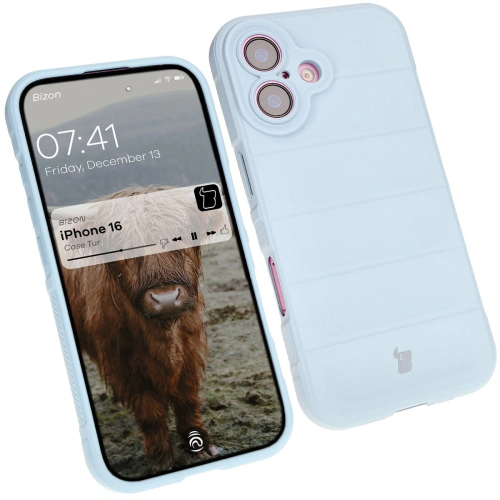 Pancerne etui Bizon Case Tur do Apple iPhone 16 jasnoniebieskie