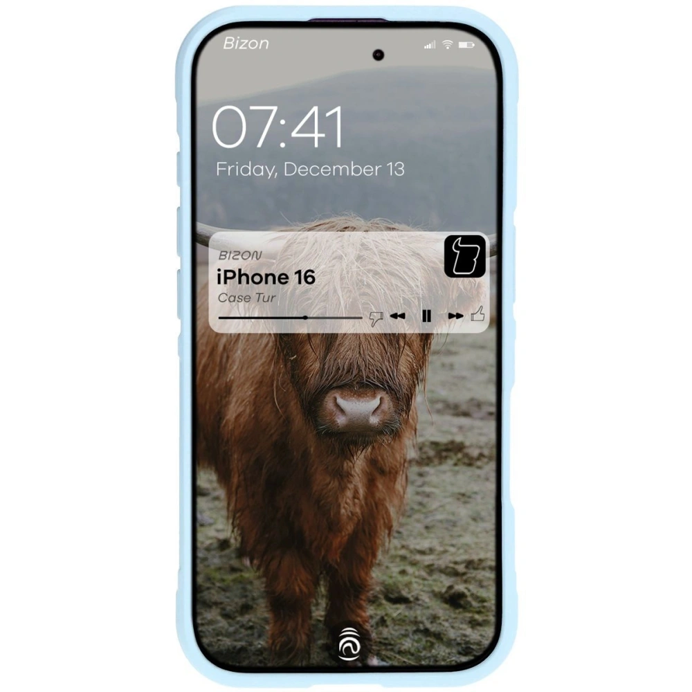 Pancerne etui Bizon Case Tur do Apple iPhone 16 jasnoniebieskie