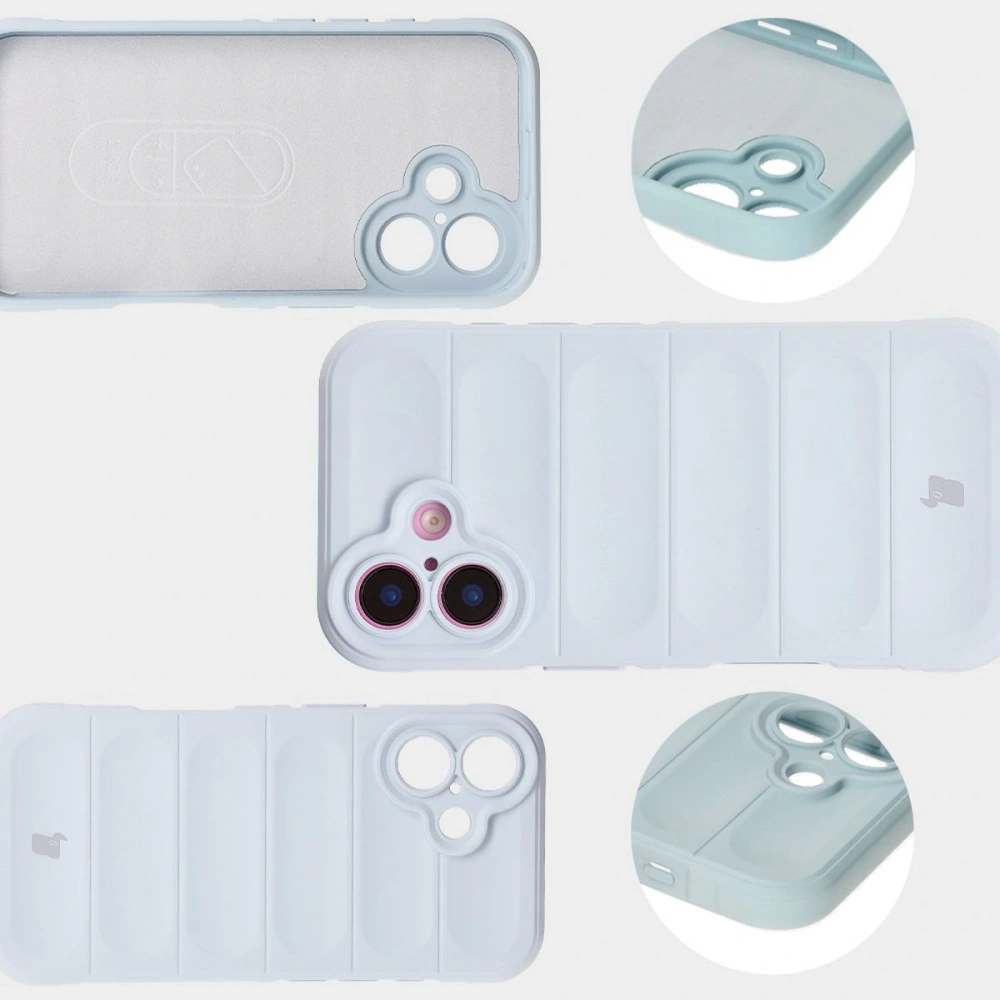 Pancerne etui Bizon Case Tur do Apple iPhone 16 jasnoniebieskie