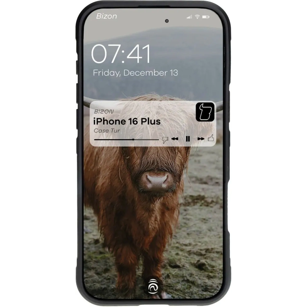 Pancerne etui Bizon Case Tur do Apple iPhone 16 Plus czarne