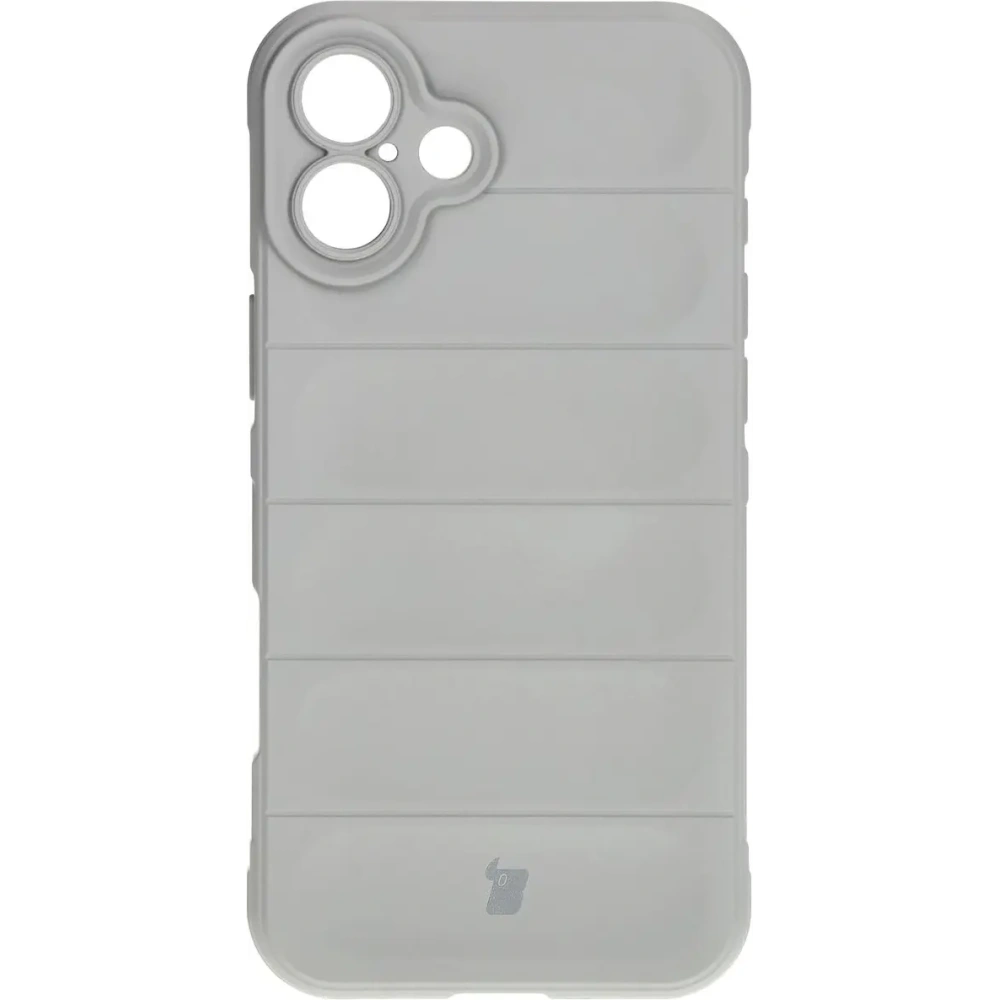 Pancerne etui Bizon Case Tur do Apple iPhone 16 Plus jasnoszare