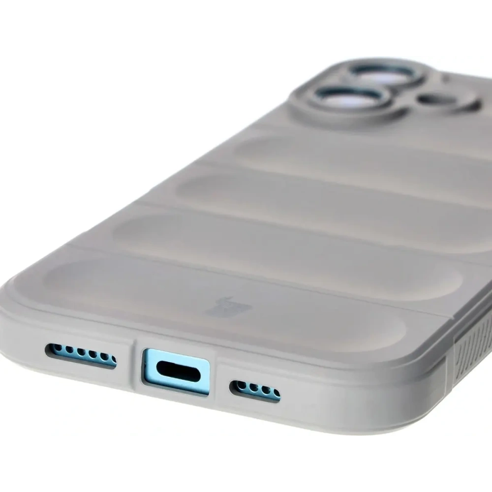 Pancerne etui Bizon Case Tur do Apple iPhone 16 Plus jasnoszare