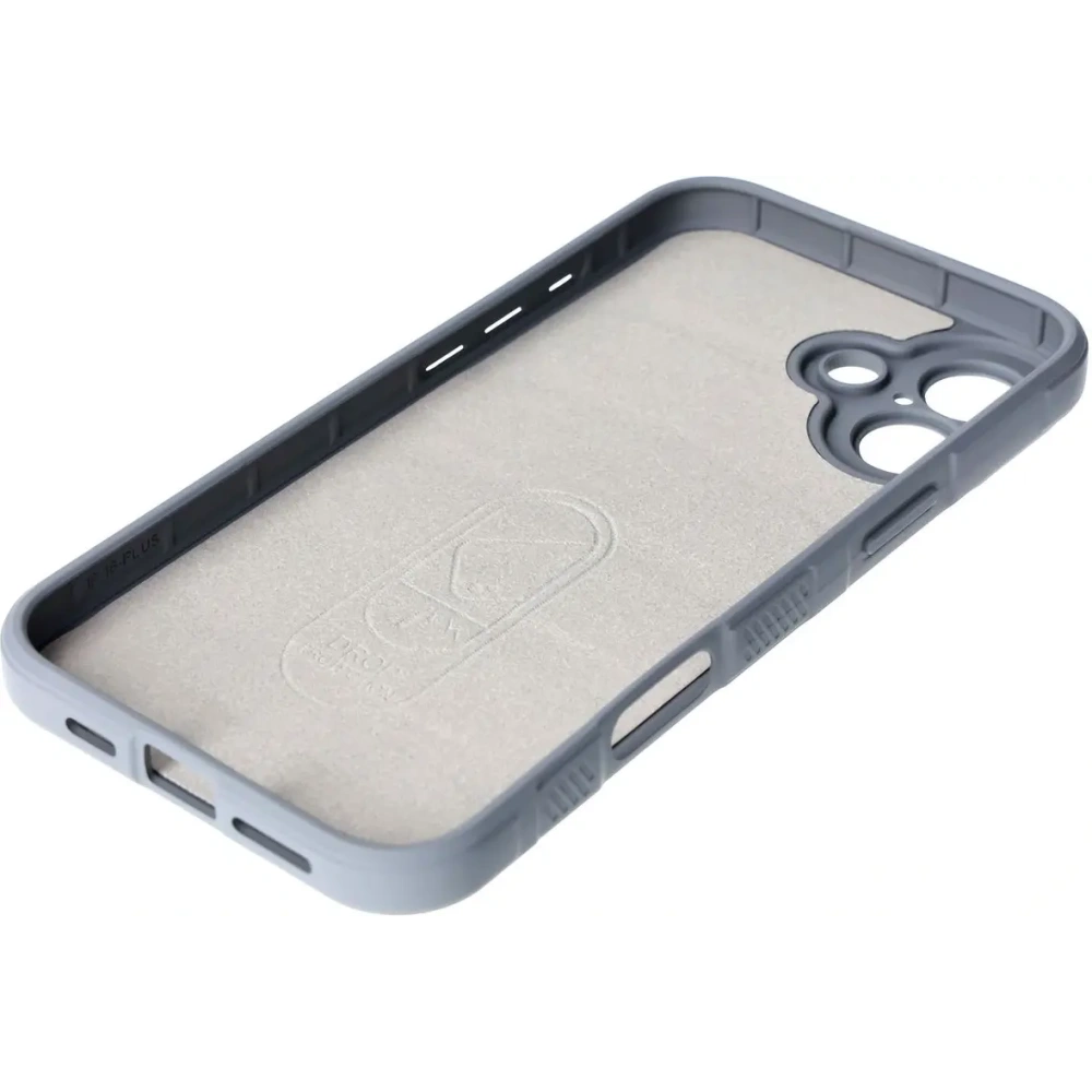 Pancerne etui Bizon Case Tur do Apple iPhone 16 Plus jasnoszare