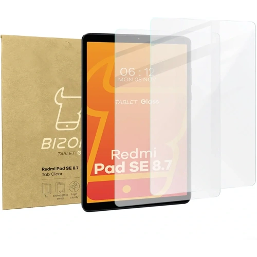 Kup Szkło hartowane do tabletu Bizon Glass Tab Clear do Xiaomi Redmi Pad SE 8.7 [2 PACK] - BIZ6593 - {ean13} - Sklep Home Screen
