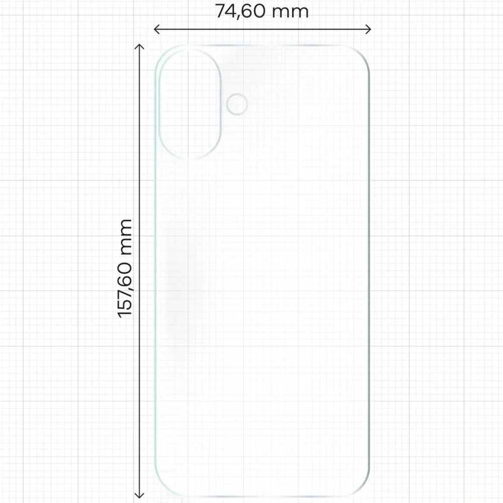 Folia hydrożelowa na tył Bizon Glass Hydrogel Apple iPhone 16 Plus [2 PACK]