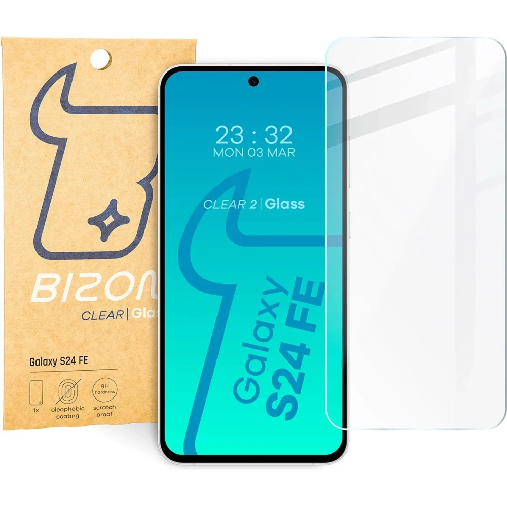 Szkło hartowane Bizon Glass Clear 2 do Samsung Galaxy S24 FE