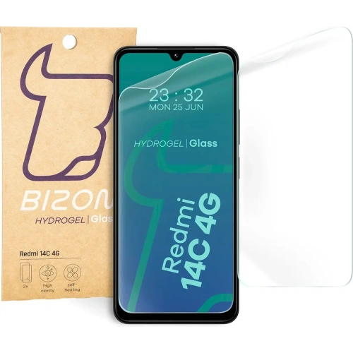 Kup Bizon Glass Hydrogel Front Xiaomi Redmi 14C 4G / POCO C75 [2 PACK] - BIZ6601 - {ean13} - Sklep Home Screen