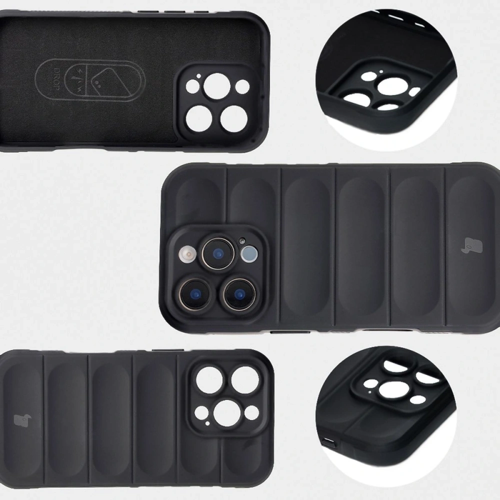 Pancerne etui Bizon Case Tur do Apple iPhone 16 Pro czarne