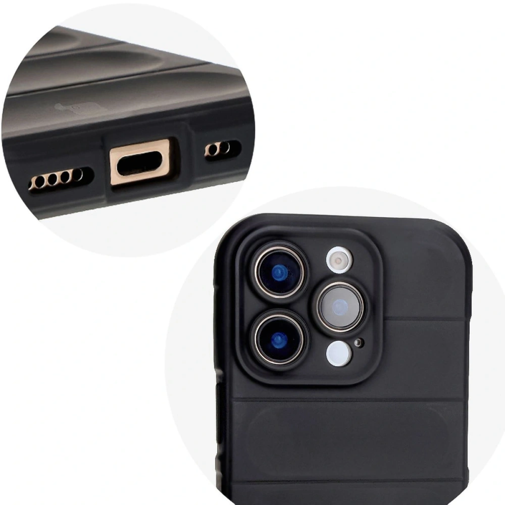 Pancerne etui Bizon Case Tur do Apple iPhone 16 Pro czarne