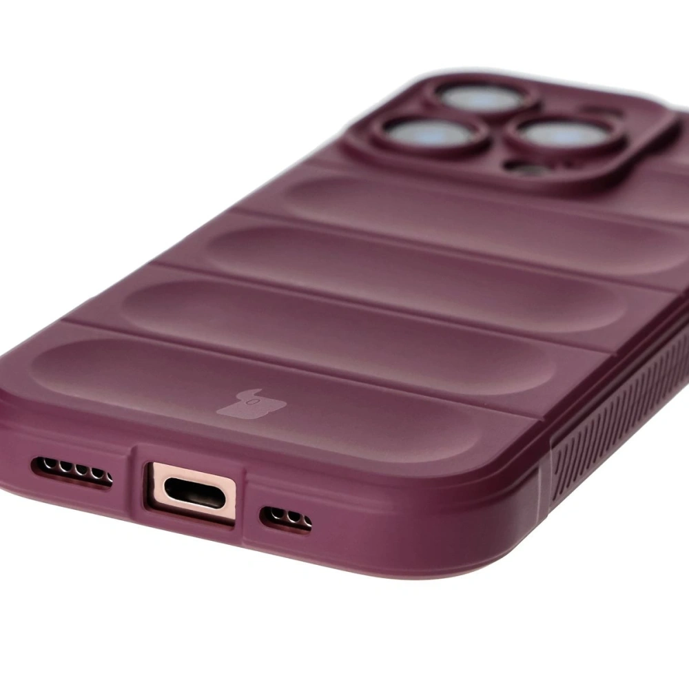 Pancerne etui Bizon Case Tur do Apple iPhone 16 Pro ciemnofioletowe