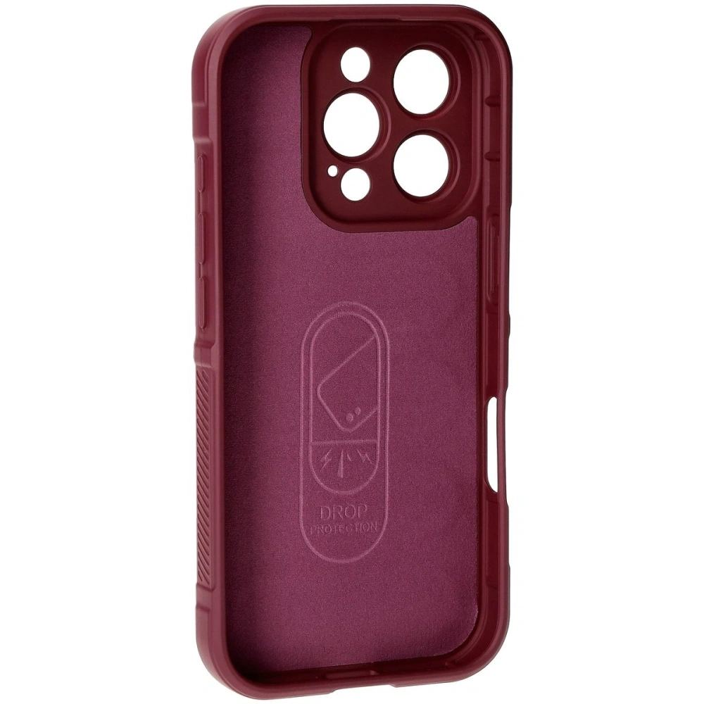 Pancerne etui Bizon Case Tur do Apple iPhone 16 Pro ciemnofioletowe
