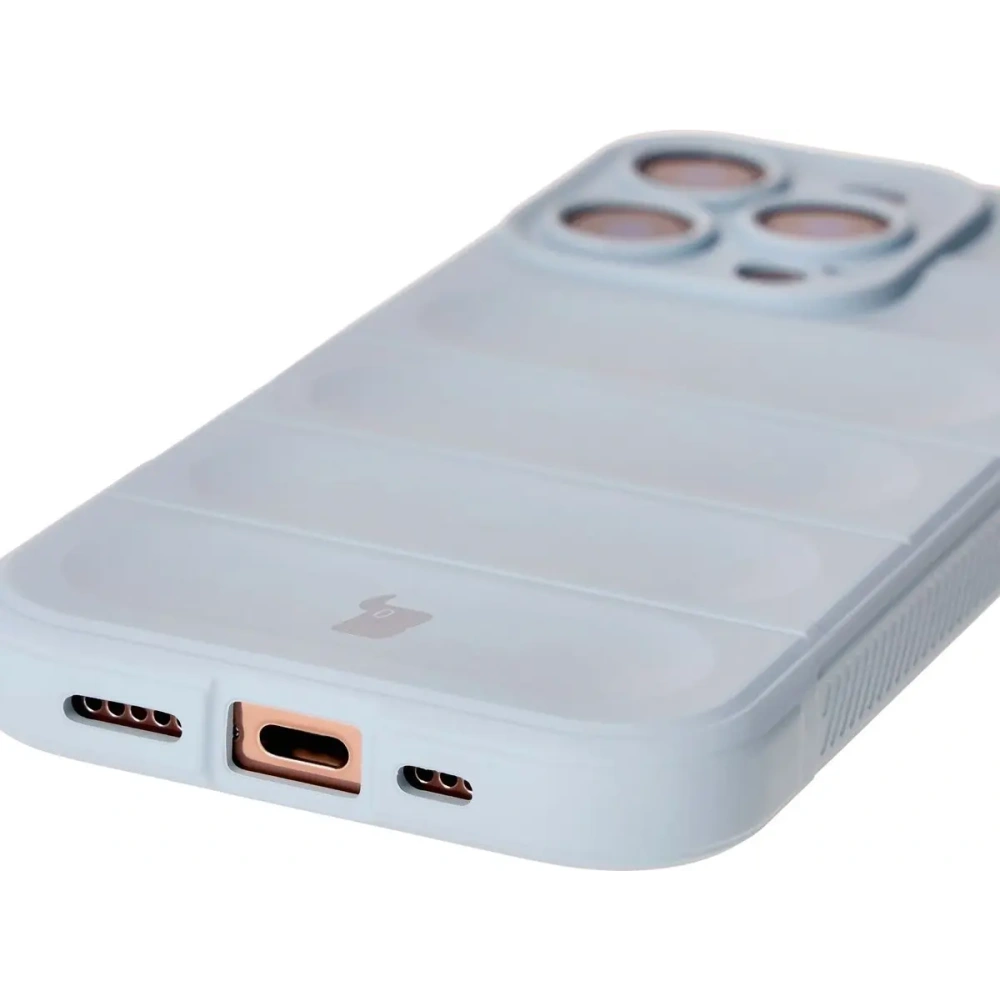 Pancerne etui Bizon Case Tur do Apple iPhone 16 Pro jasnoniebieskie