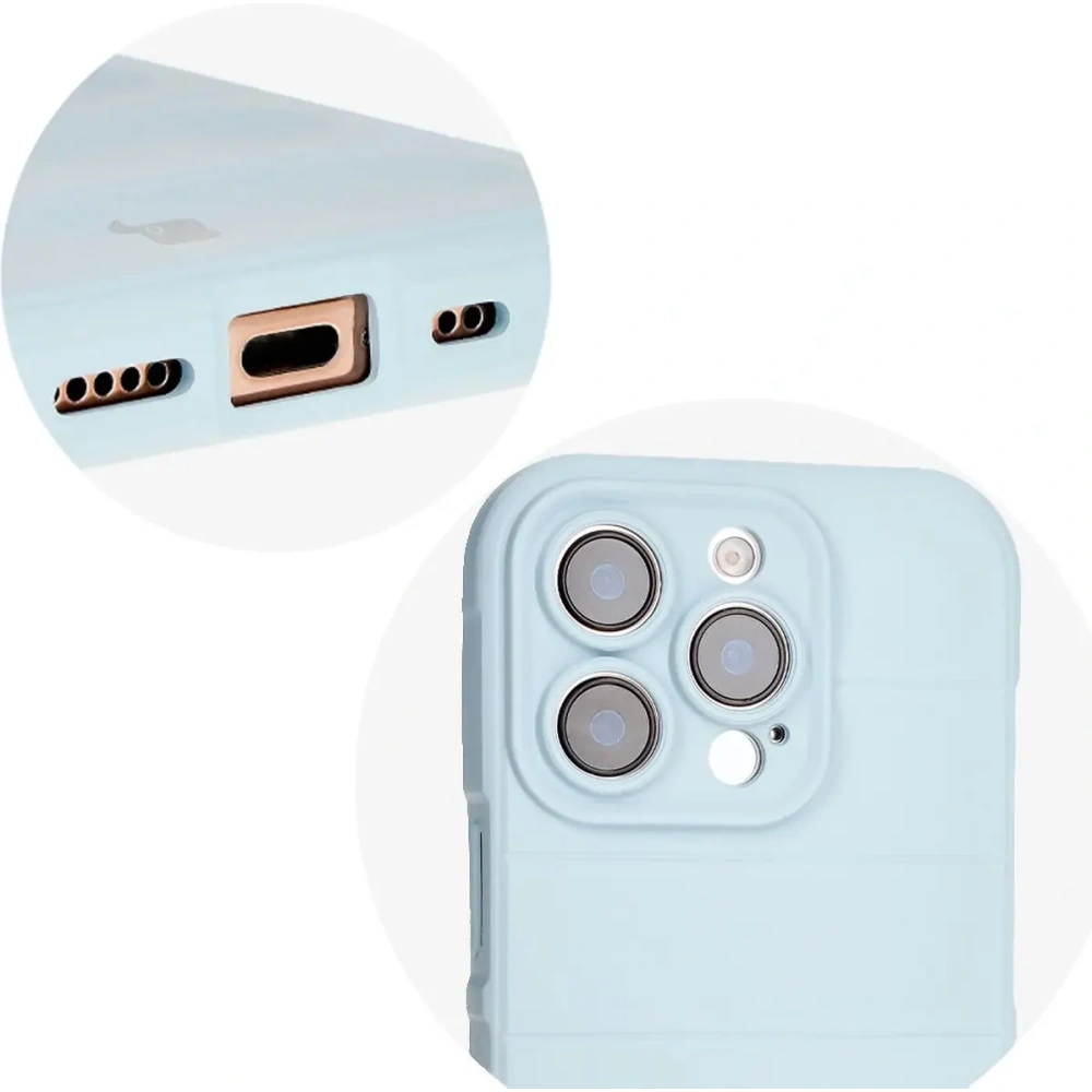 Pancerne etui Bizon Case Tur do Apple iPhone 16 Pro jasnoniebieskie