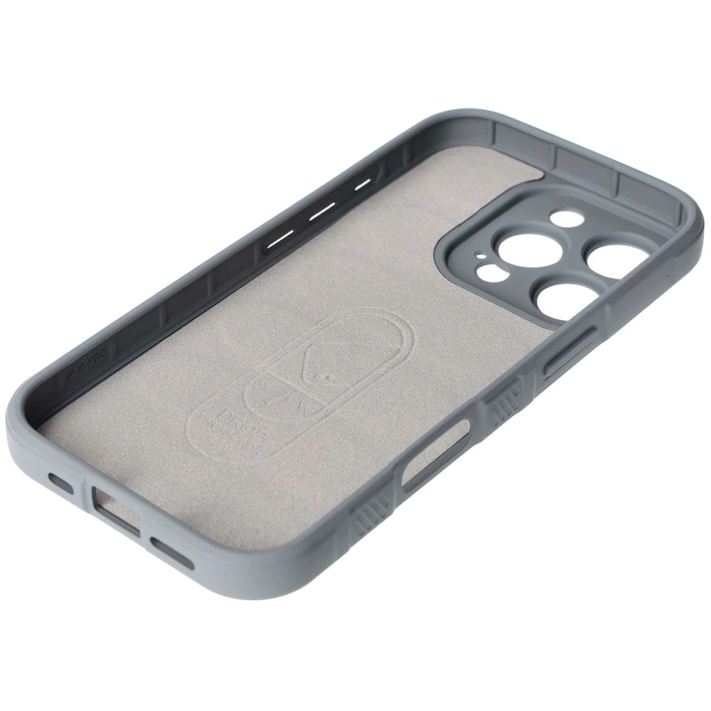 Pancerne etui Bizon Case Tur do Apple iPhone 16 Pro jasnoszare