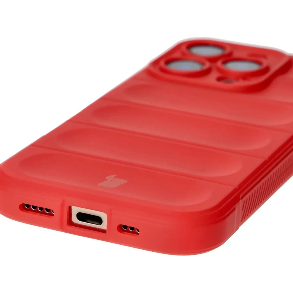 Pancerne etui Bizon Case Tur do Apple iPhone 16 Pro czerwone