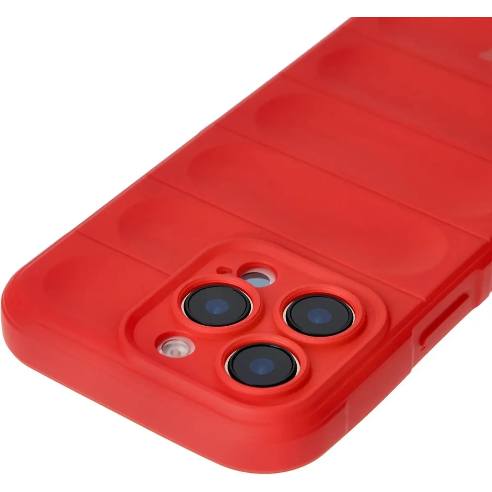 Pancerne etui Bizon Case Tur do Apple iPhone 16 Pro czerwone