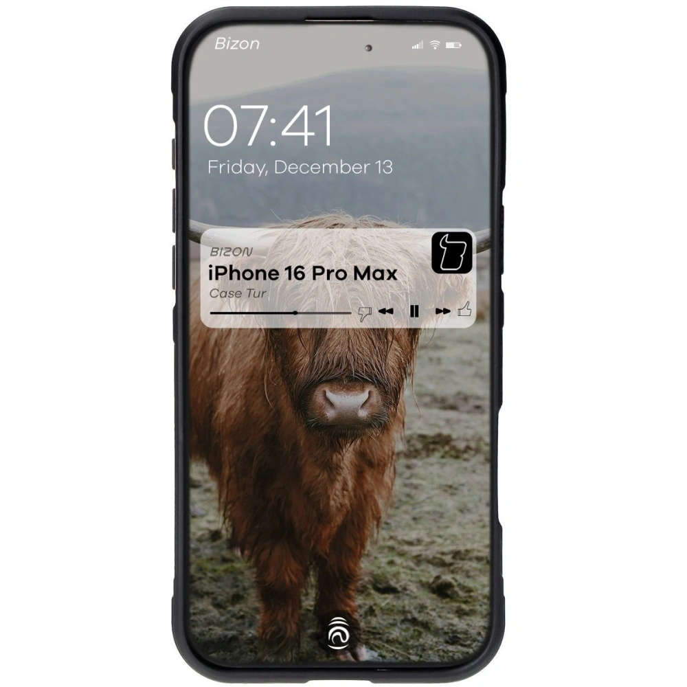 Pancerne etui Bizon Case Tur do Apple iPhone 16 Pro Max czarne