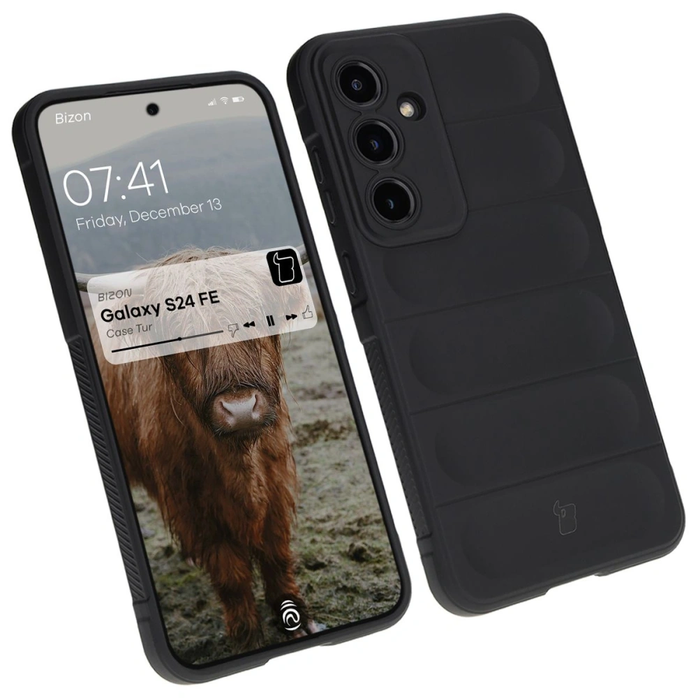 Pancerne etui Bizon Case Tur do Samsung Galaxy S24 FE czarne