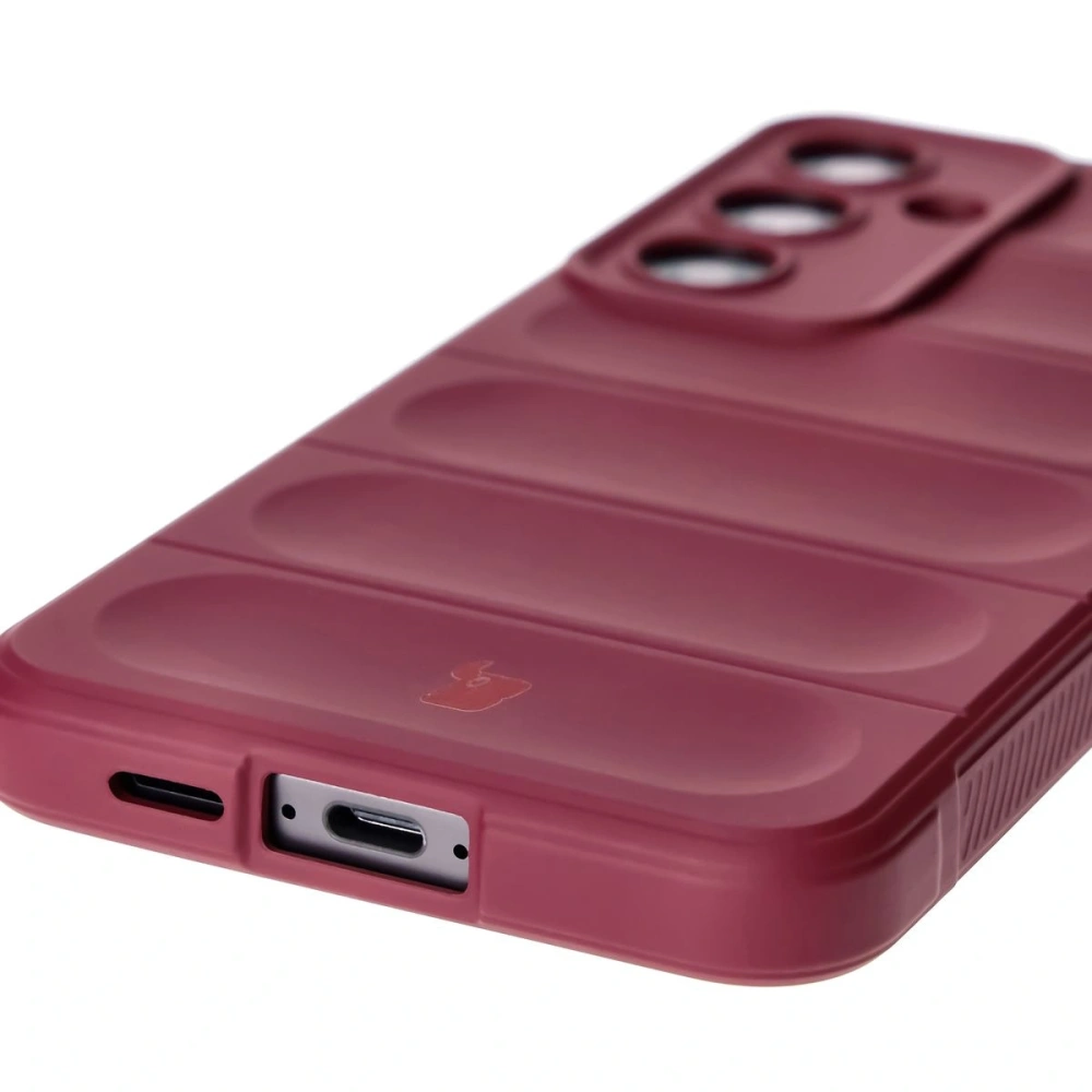 Pancerne etui Bizon Case Tur do Samsung Galaxy S24 FE ciemnofioletowe