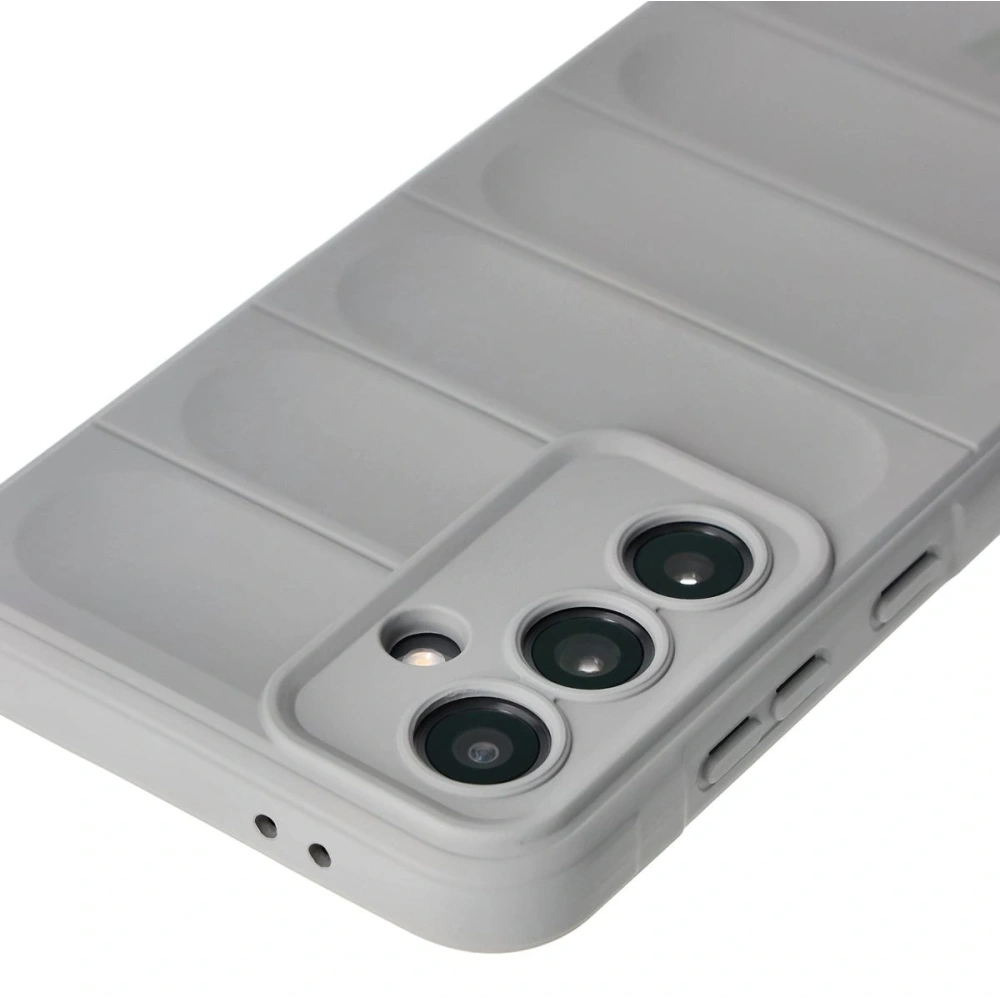 Pancerne etui Bizon Case Tur do Samsung Galaxy S24 FE jasnoszare