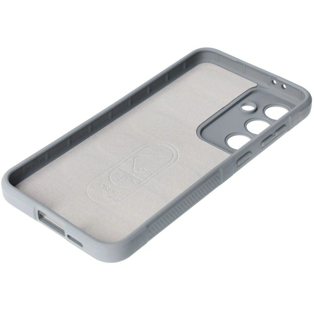 Pancerne etui Bizon Case Tur do Samsung Galaxy S24 FE jasnoszare