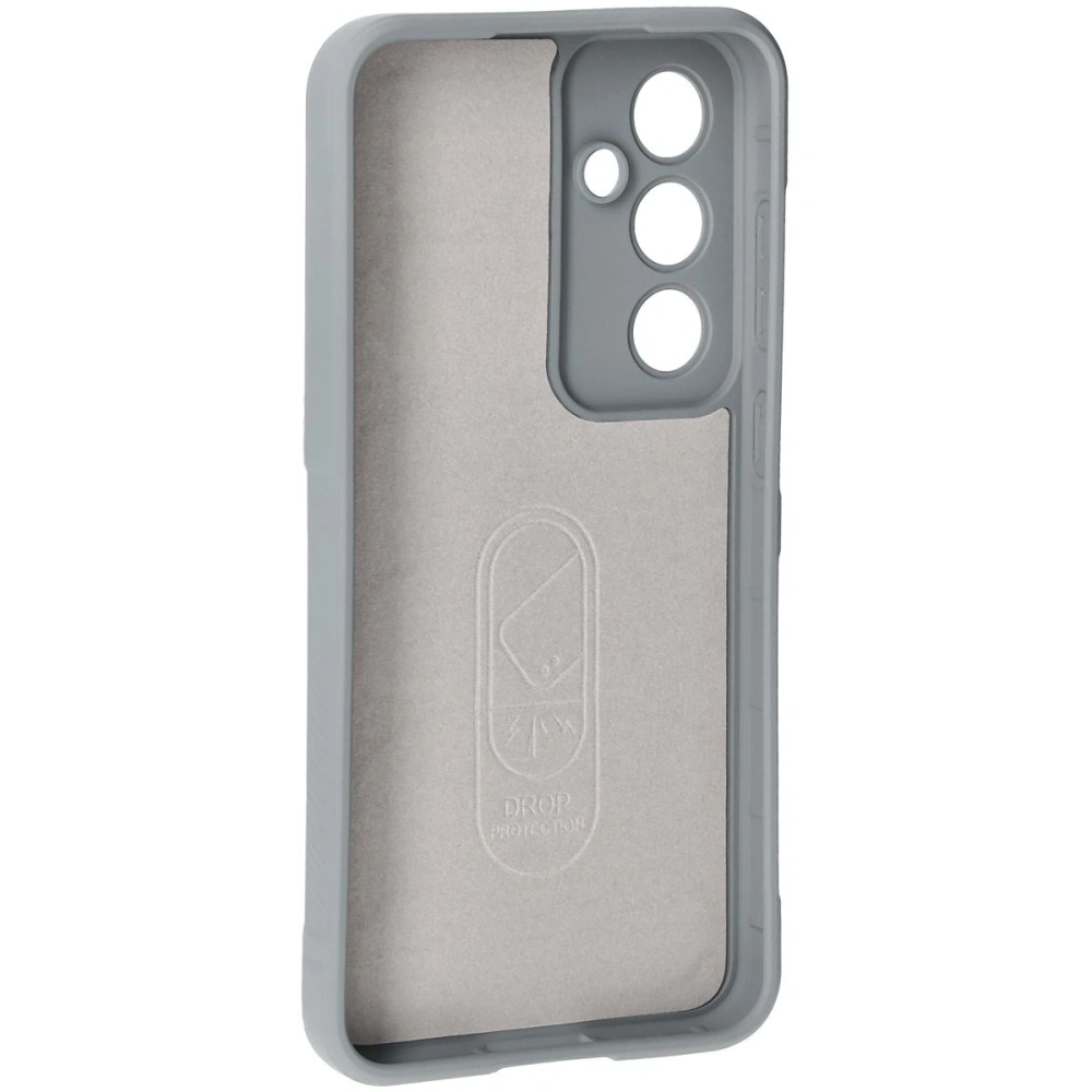 Pancerne etui Bizon Case Tur do Samsung Galaxy S24 FE jasnoszare